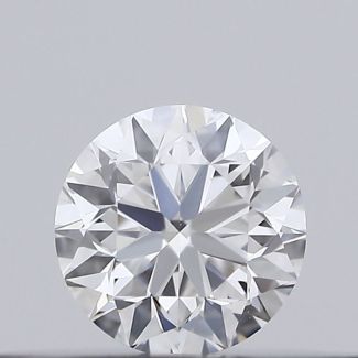 0.18 Carat Round D VS1 VG EX GIA Natural Diamond