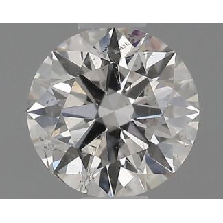 0.4 Carat Round F SI2 EX GIA Natural Diamond