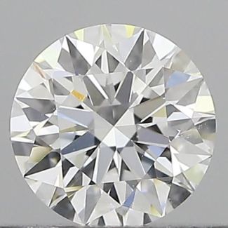 0.40 Carat Round D VS1 EX GIA Natural Diamond