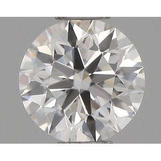 0.41 Carat Round G VVS2 EX GIA Natural Diamond