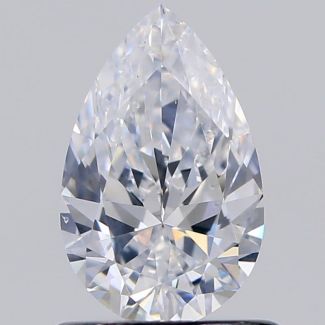 0.73 Carat Pear D SI1 - EX VG GIA Natural Diamond