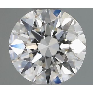 0.61 Carat Round E VVS1 EX GIA Natural Diamond