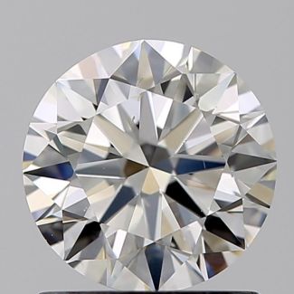 1.01 Carat Round H SI1 EX GIA Natural Diamond