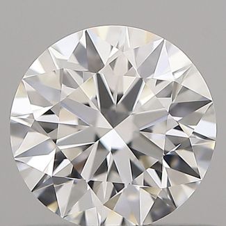 0.51 Carat Round D VVS1 EX GIA Natural Diamond