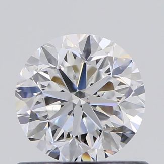 0.70 Carat Round E VS2 G EX VG GIA Natural Diamond