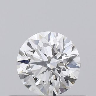 0.34 Carat Round F SI1 EX VG GIA Natural Diamond