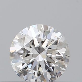 0.18 Carat Round D VVS1 EX GIA Natural Diamond