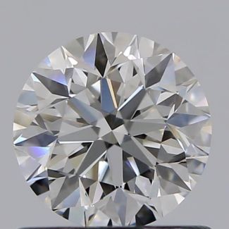 0.70 Carat Round E VVS2 VG EX GIA Natural Diamond