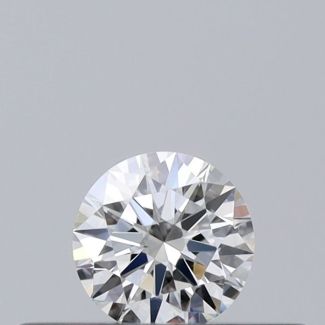 0.18 Carat Round G IF EX GIA Natural Diamond