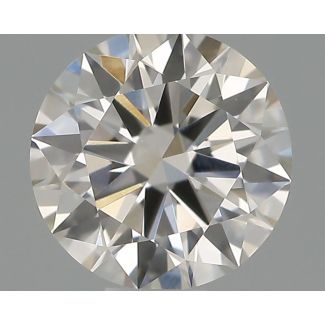 0.4 Carat Round H VVS2 EX GIA Natural Diamond