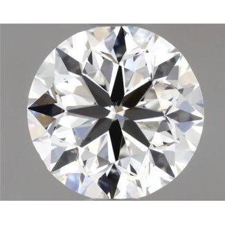 0.8 Carat Round F SI1 VG EX GIA Natural Diamond