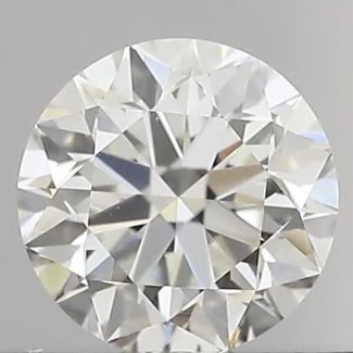 0.40 Carat Round H VVS1 VG EX GIA Natural Diamond