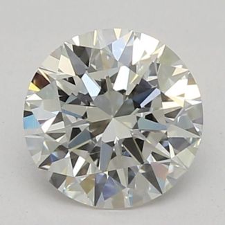 0.52 Carat Round H VVS2 EX GIA Natural Diamond