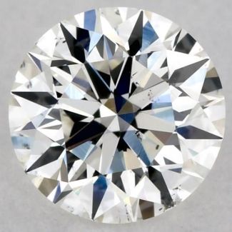 0.57 Carat Round G SI1 EX GIA Natural Diamond