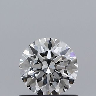 0.60 Carat Round D SI1 VG EX GIA Natural Diamond