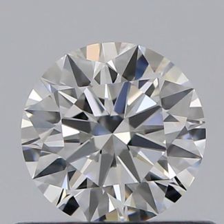 0.46 Carat Round D VVS1 EX GIA Natural Diamond