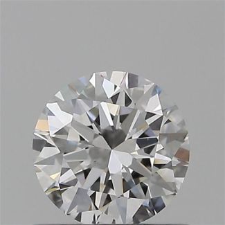 0.50 Carat Round E VS2 EX GIA Natural Diamond