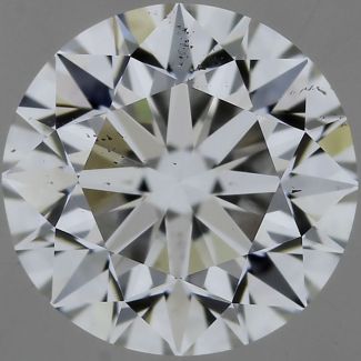 0.50 Carat Round E VS2 EX VG GIA Natural Diamond