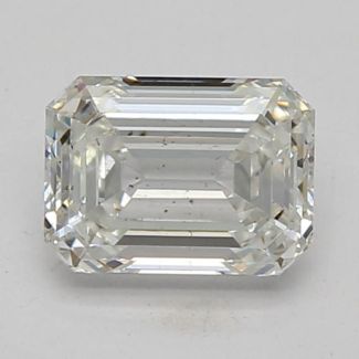 0.56 Carat Emerald F SI1 - VG GIA Natural Diamond