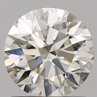 1.00 Carat Round J VS1 EX GIA Natural Diamond