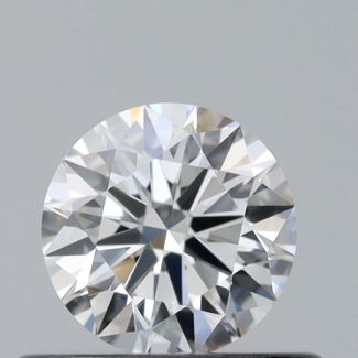 0.37 Carat Round G IF EX GIA Natural Diamond