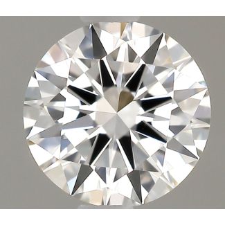 0.31 Carat Round D VVS2 EX GIA Natural Diamond