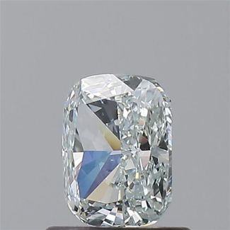 0.74 Carat Cushion Brilliant Faint Green VS2 - VG GD GIA Natural Diamond