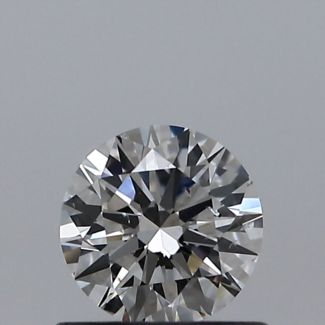 0.50 Carat Round F SI2 VG EX GIA Natural Diamond