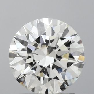 1.72 Carat Round H VVS1 EX GIA Natural Diamond