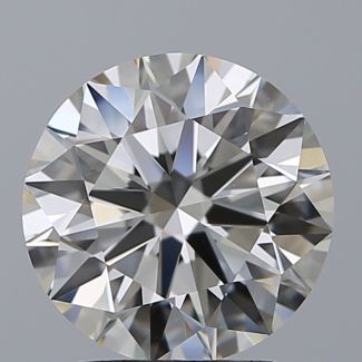 2.40 Carat Round I VVS1 EX IGI Natural Diamond