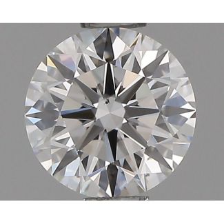 0.62 Carat Round E VS2 EX GIA Natural Diamond