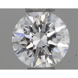 0.30 Carat Round D VVS2 EX VG GIA Natural Diamond