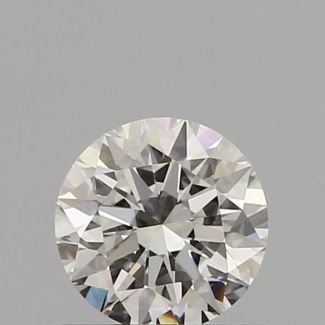 0.52 Carat Round H VVS1 EX GIA Natural Diamond