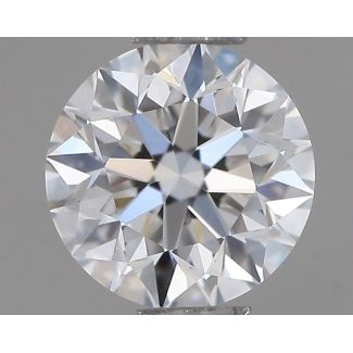 0.5 Carat Round E VVS2 VG EX GIA Natural Diamond