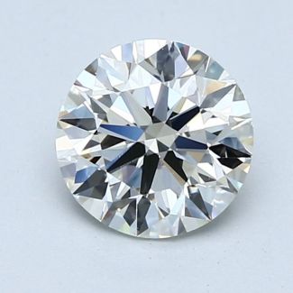 1.5 Carat Round I VVS2 EX GIA Natural Diamond