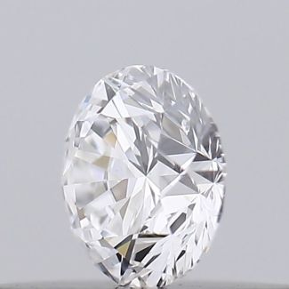 0.18 Carat Round D VVS2 EX VG GIA Natural Diamond