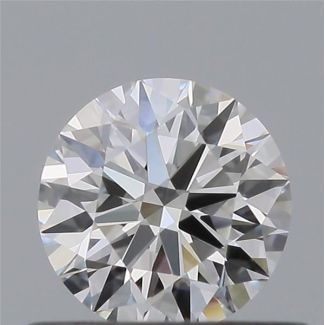 0.44 Carat Round E IF EX GIA Natural Diamond