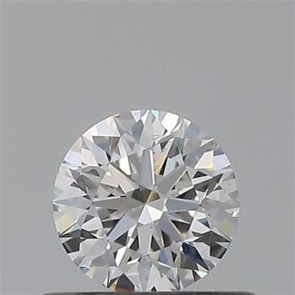 0.40 Carat Round F VS2 EX GIA Natural Diamond