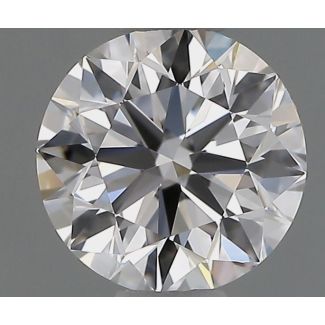 0.6 Carat Round D VVS2 VG EX GIA Natural Diamond