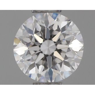 0.50 Carat Round F VVS2 VG EX GIA Natural Diamond