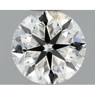 0.9 Carat Round H VVS2 VG EX GIA Natural Diamond