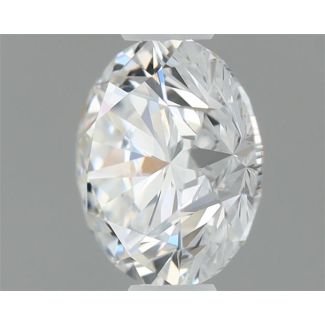 0.49 Carat Round E VVS2 EX GIA Natural Diamond