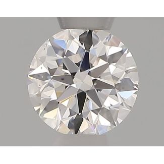 0.30 Carat Round F SI1 EX VG GIA Natural Diamond