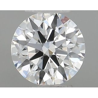 0.27 Carat Round F VVS2 EX GIA Natural Diamond