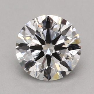 0.36 Carat Round D SI2 EX GIA Natural Diamond