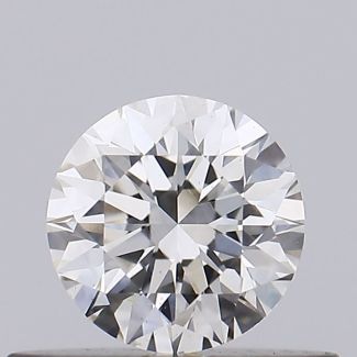 0.35 Carat Round I VS1 EX GIA Natural Diamond