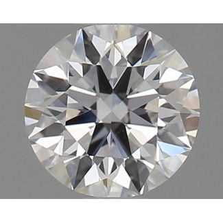 0.6 Carat Round D VS1 EX GD GIA Natural Diamond