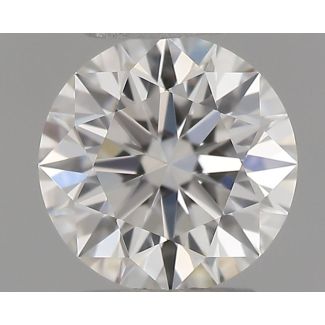 0.3 Carat Round F VVS1 EX IGI Natural Diamond