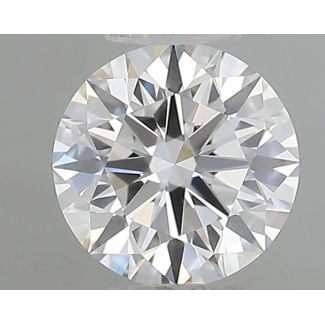 0.4 Carat Round F VVS2 EX GIA Natural Diamond