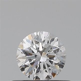 0.35 Carat Round F SI1 EX VG GIA Natural Diamond